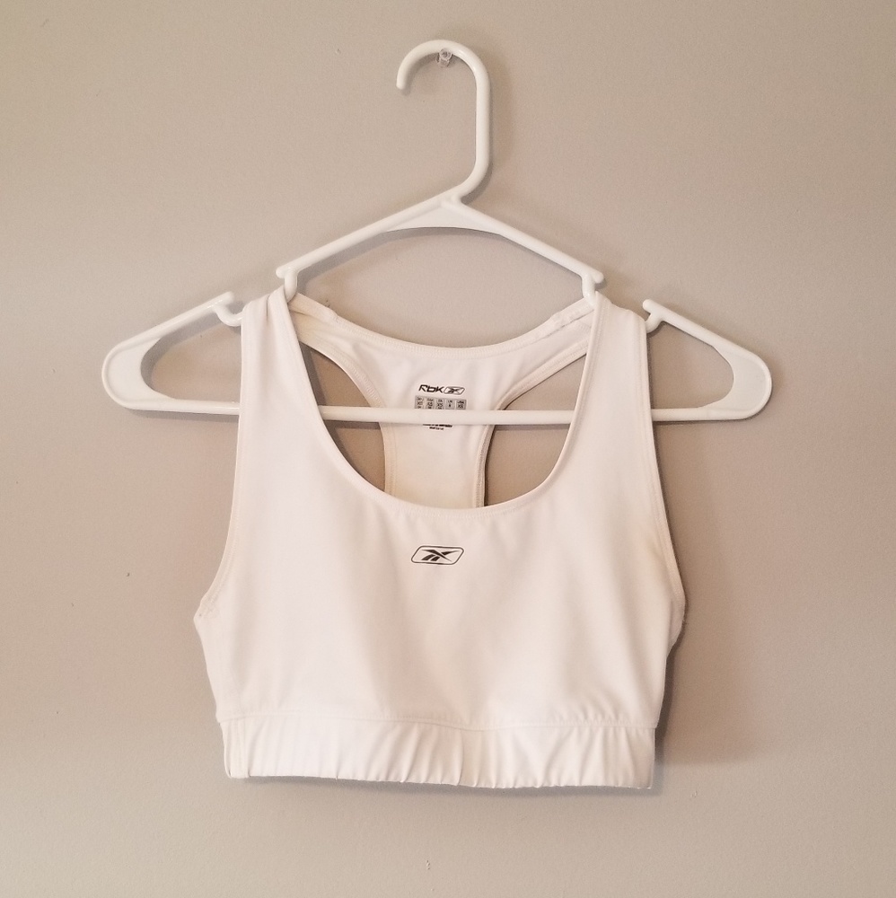 White RBX Sports Bra